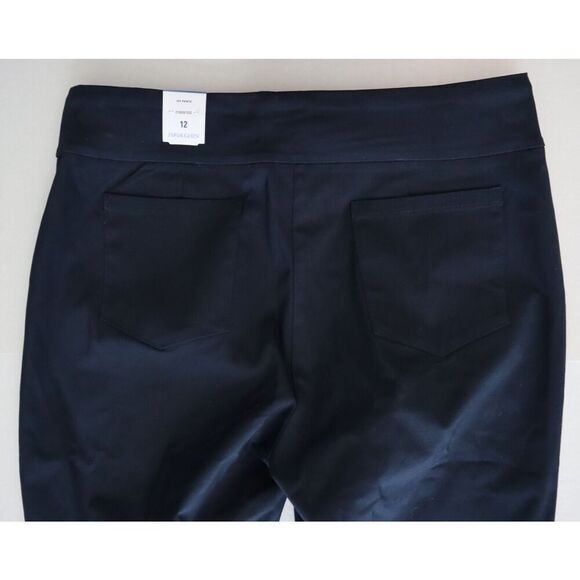 J. McLaughlin 0169261022 Women's Sz 12 Winter Navy Blue Ivy Stretch Pants - Picture 8 of 10